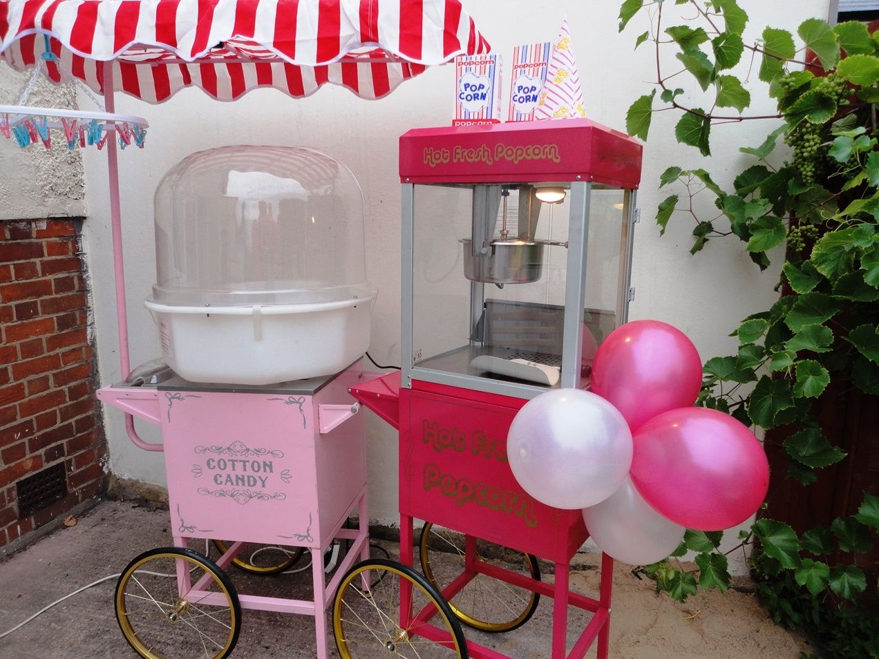 Candy floss and popcorn machines Popcorn and Candy Floss Machine Hire