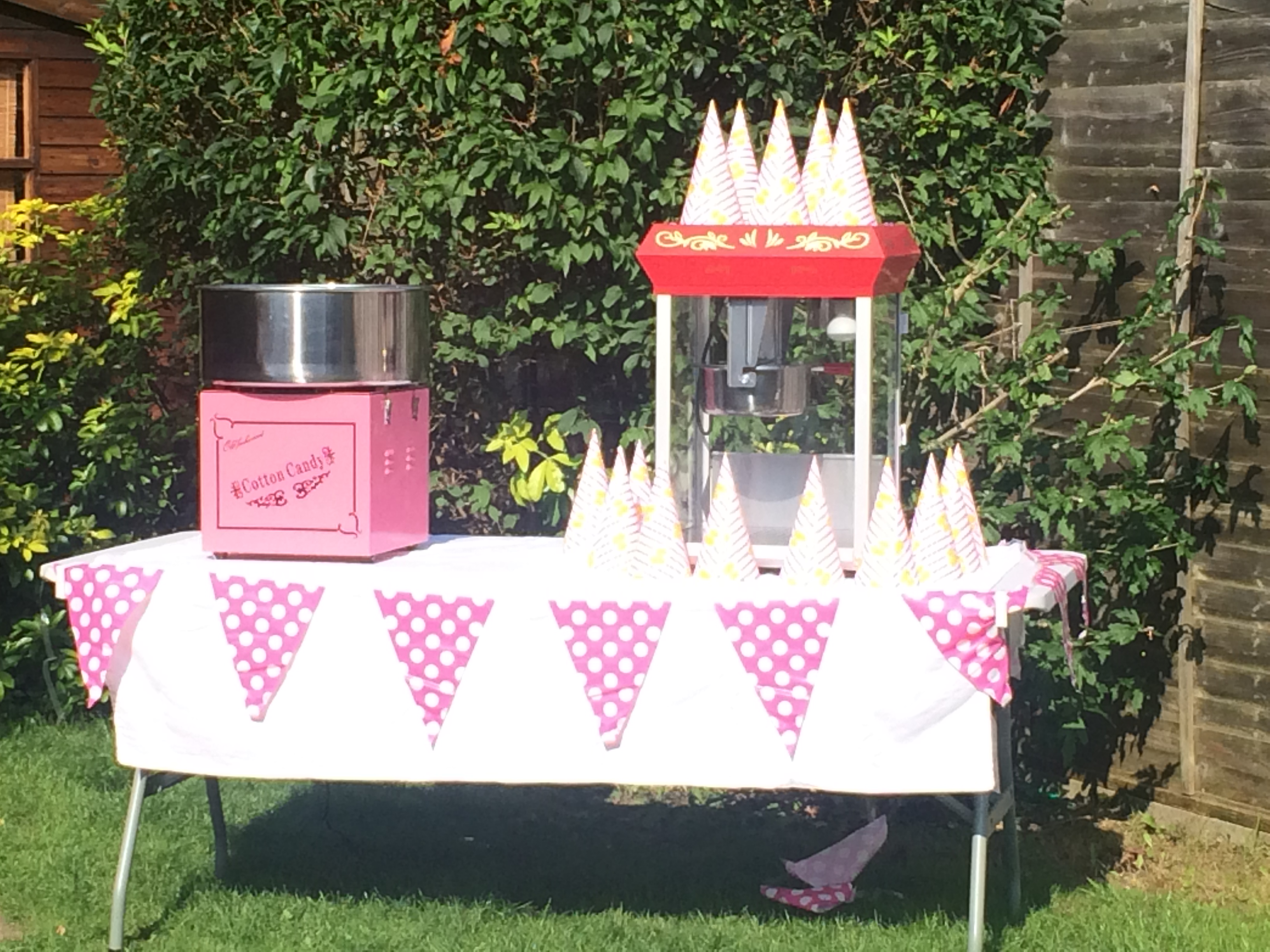 candy floss and popcorn Popcorn and Candy Floss Machine Hire